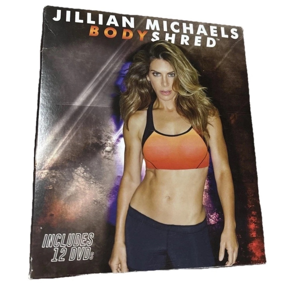 Jillian Michaels BODYSHRED 12-DVD Set w/Fitness‎ Guide & Meal Plan Workout